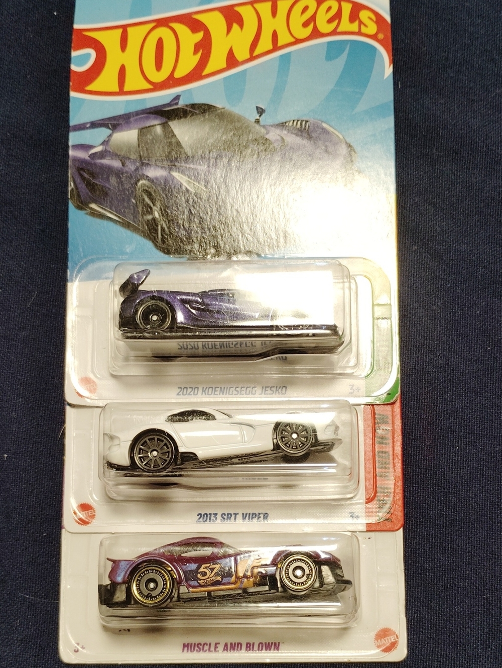 Hot Wheels Purple Koenigsegg Jesko Die-Cast Toy Car
